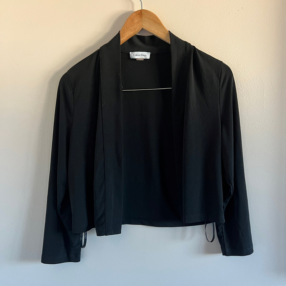 Calvin Klein | Black Long Sleeve Cardigan - Picture 1 of 4